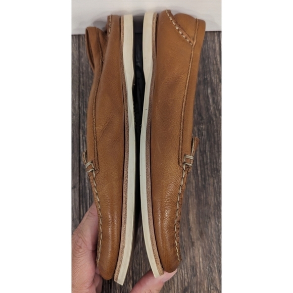 Frye Brown Soft Leather Loafer Slip On Shoes Size 5.5 - Picture 4 of 10